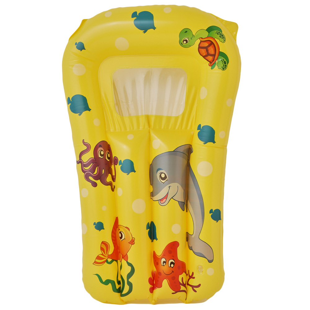 Small -- no handles -- yellow dolphins, children inflatable floats (different sizes)